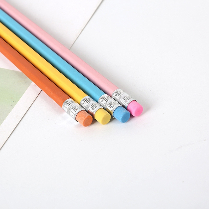 Olovke za crtanje od 12 komada Olovke s drvenom osnovom Dječji set za pisanje Udoban rukohvat HB olovo Punilo za poklon vrećicu za djecu učenika H8WD