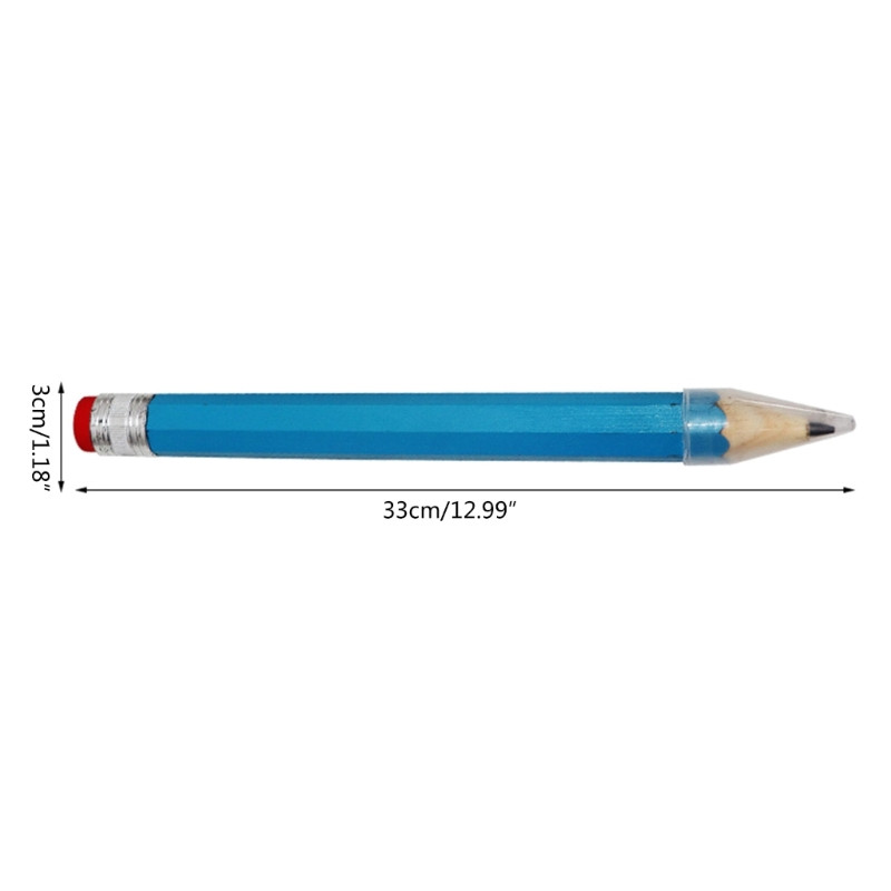 Veľké ceruzky Drevené ceruzky Rozkošné - DIY Drevené hračky Darčeky Papiernictvo Ceruzka na písanie a mazanie H8WD