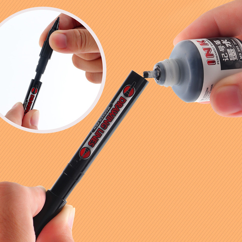 6 τεμ./σετ Μαρκαδόροι διπλής κεφαλής χρωματιστοί μαρκαδόροι 0,9/1,4 χιλιοστά Fine Point Αδιάβροχο 3 Χρώματα Στυλό Σκίτσο Σχολικά είδη ζωγραφικής