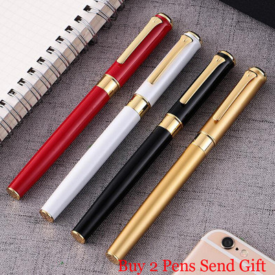 Hot Selling Full Metal Signature Roller Ballpoint Pen Office Επωνυμία Business Men Δώρο στυλό Αγορά 2 Αποστολή δώρου