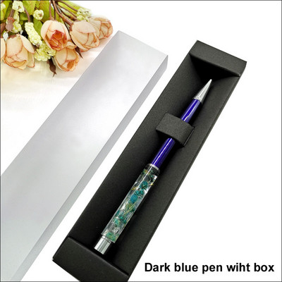 Yushun visokokvalitetna kristalna kemijska olovka, studentica, lijepa kemijska olovka s cvijetom i kutijom za olovke