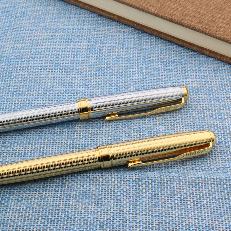 zlatna strelica Kemijska olovka Clip Line steel Fluency in Stationery Uredski školski pribor Pisanje Poklon