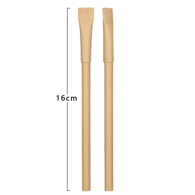 5 komada Kreativna kemijska olovka od kraft papira Plava crna tinta Olovka s potpisom Ekološka olovka za pisanje Školski uredski pribor