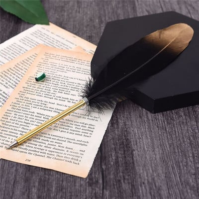 Šarena kemijska olovka sa zlatnim perjem u spreju Vintage Elegantna rolo kemijska olovka Kawaii Wedding Party Neutralna olovka Školski pribor