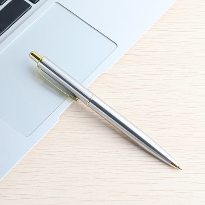 Луксозна метална химикалка с високо качество на писане 0,7 мм, химикалки с черно и синьо мастило Канцеларски материали Училищни офис консумативи Бизнес