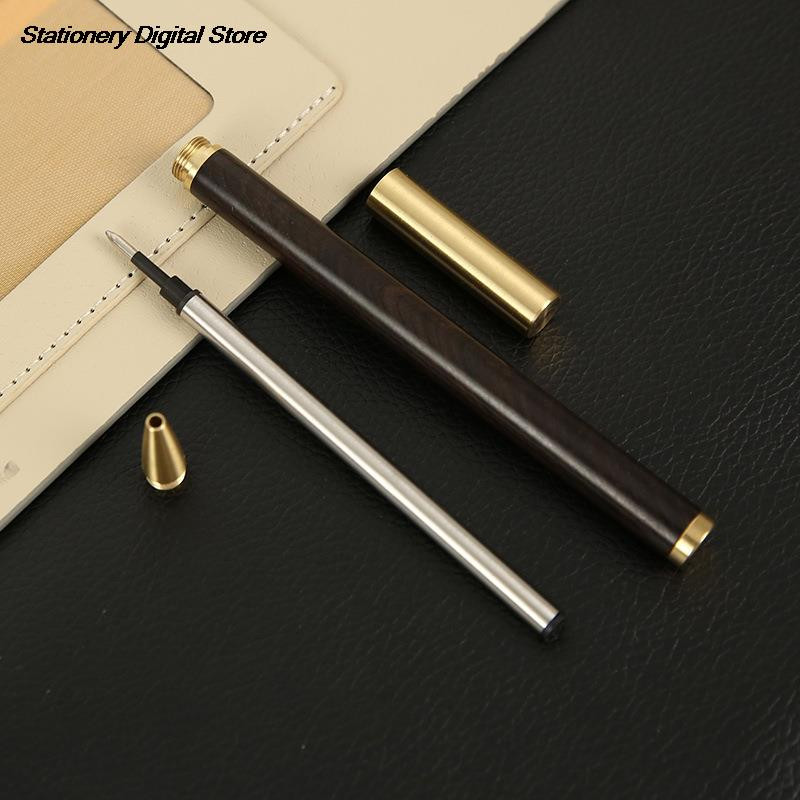 Vintage messingist pastapliiats Kõrgekvaliteediline neutraalne signatuurpliiats ärikingitus kooliõpilastele kontoritarvete kirjutamine