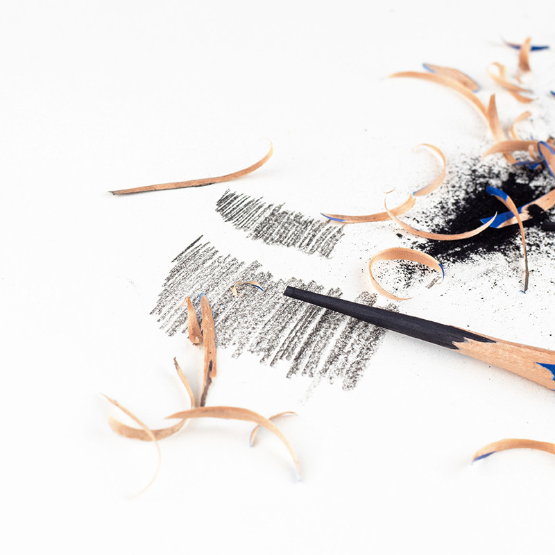 Kuelox 12 бр./компл. Матови моливи за рисуване EE Молив за скици Прости моливи със синя дръжка за училище Пастели Художествени принадлежности Канцеларски материали