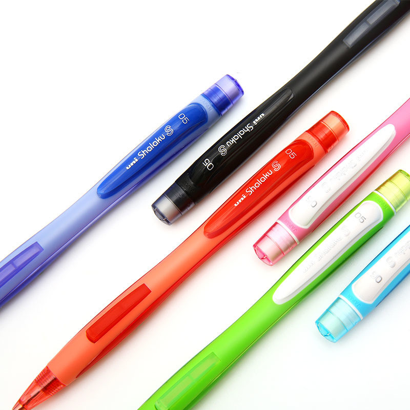 1db Japan UNI M5-228 mechanikus ceruza 0,5 mm-es csúcsminőségű Mitsubishi SHALAKU diákrajzi akció