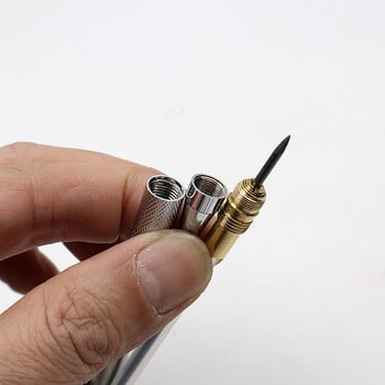 2 бр./лот механичен молив 2,0 mm 2B автоматични моливи, пластмасови и метални скици, чертежи за училищни канцеларски материали