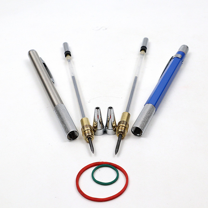 2 бр./лот механичен молив 2,0 mm 2B автоматични моливи, пластмасови и метални скици, чертежи за училищни канцеларски материали