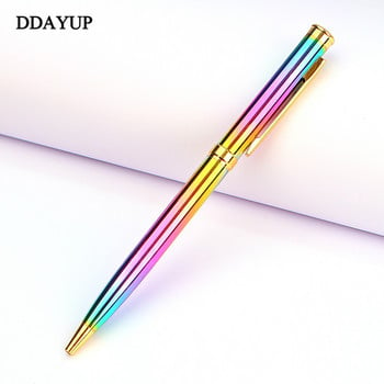 Rainbow Colorful Pen Metal Pen Ballpoint Bullet 1,0mm Nib Refill Office Στυλό γραφής Rollerball Στυλό