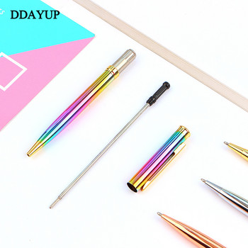 Rainbow Colorful Pen Metal Pen Ballpoint Bullet 1,0mm Nib Refill Office Στυλό γραφής Rollerball Στυλό