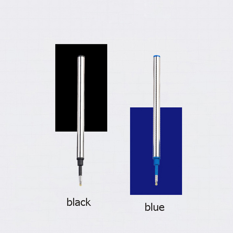 Pixuri cu bilă din metal Reumple cu cerneală albastră neagră pentru înlocuire stilou cu gel rulant Business Signature Papetărie de birou și școală