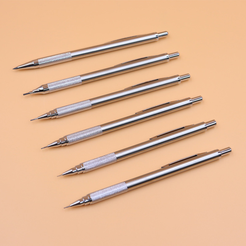 Metalno tijelo 2.0 Olovka za slikanje i pisanje Olovka od nehrđajućeg čelika s niskim težištem na uvlačenje, crno punjenje