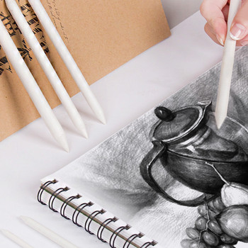 7 бр./компл. Blending Smudge Stump Stick Tortillon Sketch Art White Drawing Charcoal Sketcking Tool Консумативи за писалка от оризова хартия