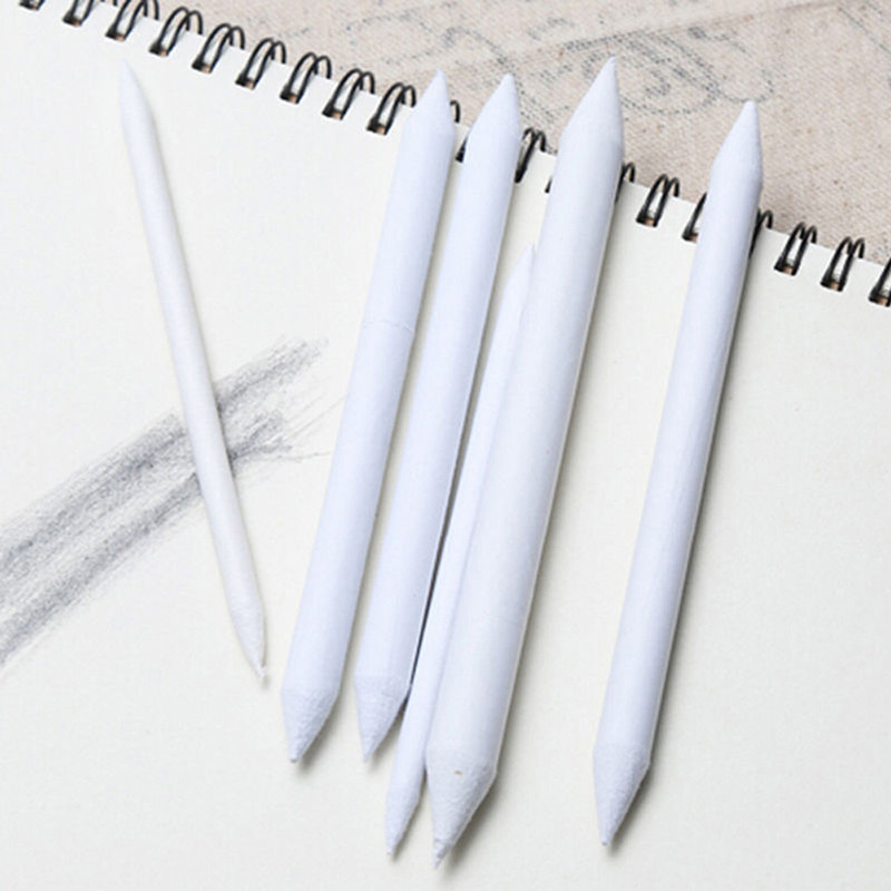 7pcs/set Blending Smudge Stump Stick Tortillon Sketch Art Bijelo crtanje ugljenom Alat za skiciranje rižin papir Pribor za olovke
