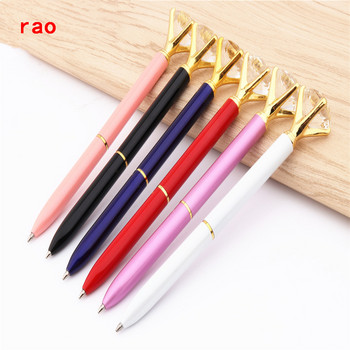 Στυλό 19 χρωμάτων Κρυστάλλινα στυλό Ballpen Fashion Girl 19 καρατίων Μεγάλο διαμάντι στυλό στυλό για σχολικά επιστολόχαρτα Είδη γραφείου