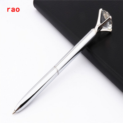 19 boja Kristalne kuglične olovke Kemijska olovka Fashion Girl Kemijske olovke s velikim dijamantom od 19 karata Olovka za školske papire Uredski materijal