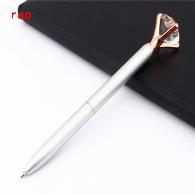 19 boja Kristalne kuglične olovke Kemijska olovka Fashion Girl Kemijske olovke s velikim dijamantom od 19 karata Olovka za školske papire Uredski materijal