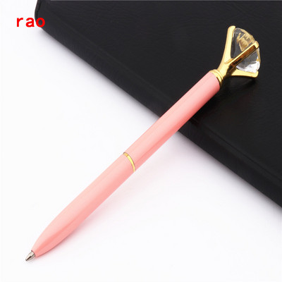 19 boja Kristalne kuglične olovke Kemijska olovka Fashion Girl Kemijske olovke s velikim dijamantom od 19 karata Olovka za školske papire Uredski materijal