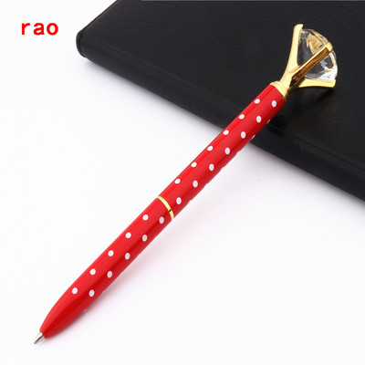 19 boja Kristalne kuglične olovke Kemijska olovka Fashion Girl Kemijske olovke s velikim dijamantom od 19 karata Olovka za školske papire Uredski materijal