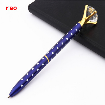 19 boja Kristalne kuglične olovke Kemijska olovka Fashion Girl Kemijske olovke s velikim dijamantom od 19 karata Olovka za školske papire Uredski materijal