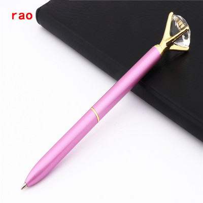 19 boja Kristalne kuglične olovke Kemijska olovka Fashion Girl Kemijske olovke s velikim dijamantom od 19 karata Olovka za školske papire Uredski materijal