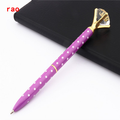 19 boja Kristalne kuglične olovke Kemijska olovka Fashion Girl Kemijske olovke s velikim dijamantom od 19 karata Olovka za školske papire Uredski materijal