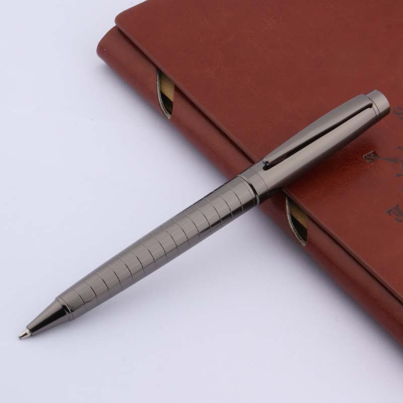 луксозна LINE метална химикалка Twist подарък Gun grey Chessboard химикалка с топка мастило Канцеларски материали Студентски офис ученически пособия