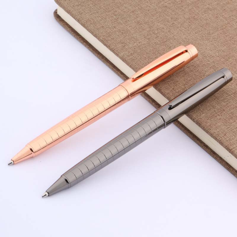 луксозна LINE метална химикалка Twist подарък Gun grey Chessboard химикалка с топка мастило Канцеларски материали Студентски офис ученически пособия