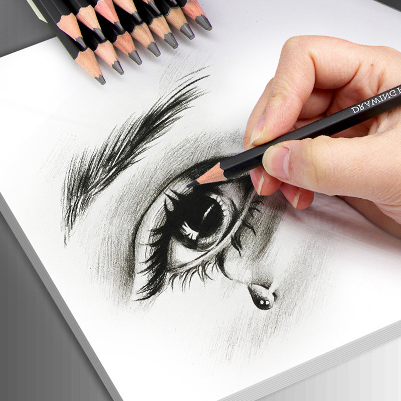 Creion de schiță Creioane de desen profesional Creion de scris Creion de desen HB 2H 4H B 2B 3B 4B 5B 6B 7B 8B 10B 12B 14B Costum mixt