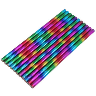 10 бр. Rainbow молив лазерен филм HB core молив творческа новост промоционален подарък молив личност офис консумативи