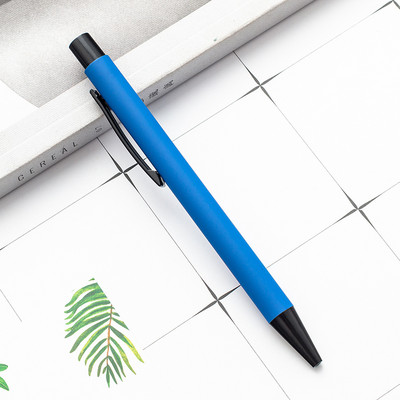 Натиснете алуминиевия прът Химикалка с метален спрей, за да персонализирате логото Бизнес Реклама Училищен офис Канцеларски материали за студенти