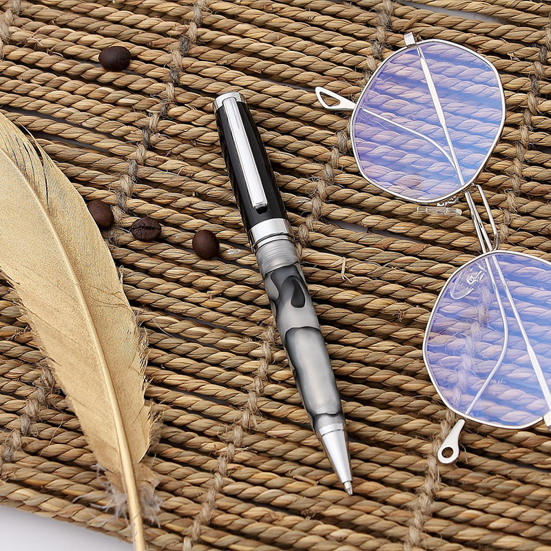 Kreativni metalni akrilni materijal Roler kemijska olovka s teksturom mramorna kemijska olovka 0,7 mm Uredska poslovna olovka s potpisom Školski darovi