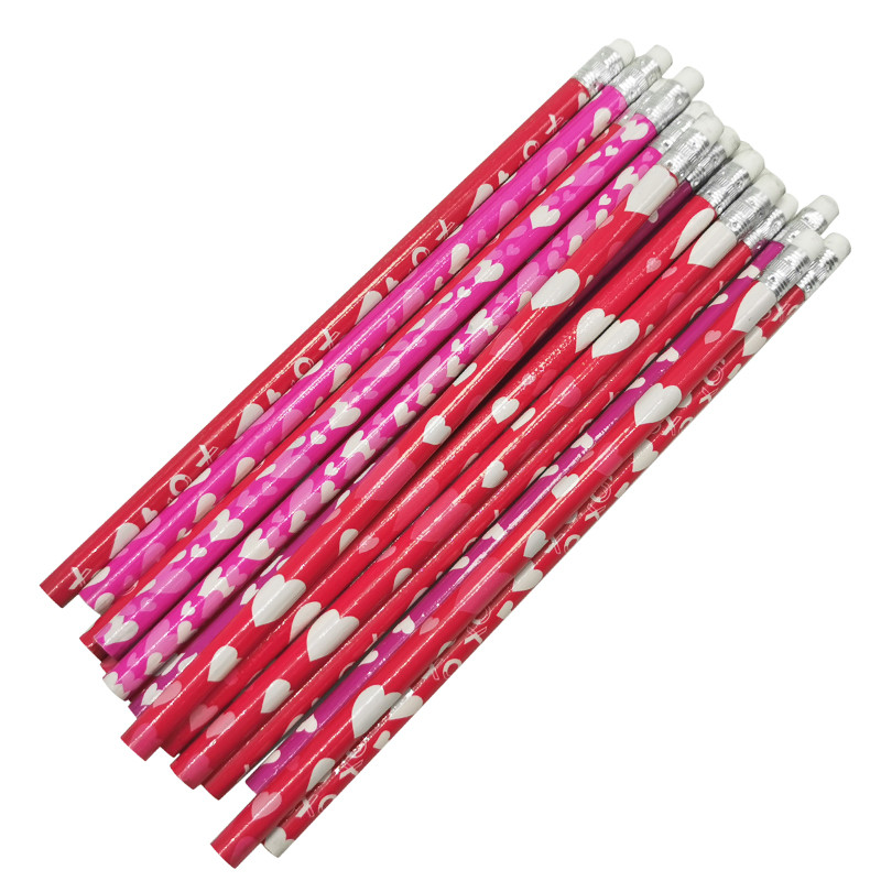 5 бр. Любовен молив за Свети Валентин Коледен подарък Молив Писане на ученик Калиграфия Консумативи за писане Канцеларски материали за училище