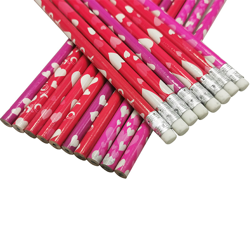 5 бр. Любовен молив за Свети Валентин Коледен подарък Молив Писане на ученик Калиграфия Консумативи за писане Канцеларски материали за училище