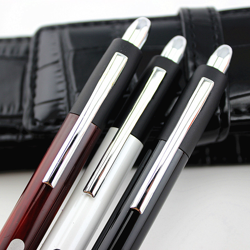 Krokodilska uredska olovka Komercijalna metalna kemijska olovka za dar papirnatih jezgri automatska Roler kemijska olovka za školski ured 0,7 mm Refil