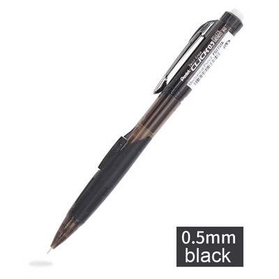 (1 vnt. pakuotėje) Pentel Pd275 šoninis presas mechaninis pieštukas itin ilgas ištraukiamas trintukas, besisukanti teleskopinė guma 0,5 mm