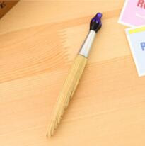 1 tk Naljakas uudne pintsli kujuga pastapliiats armas kawaii laste kontor kooli puidutarbed kirjatarbed loominguline armas ilus