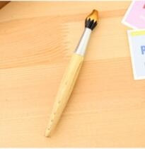 1 tk Naljakas uudne pintsli kujuga pastapliiats armas kawaii laste kontor kooli puidutarbed kirjatarbed loominguline armas ilus