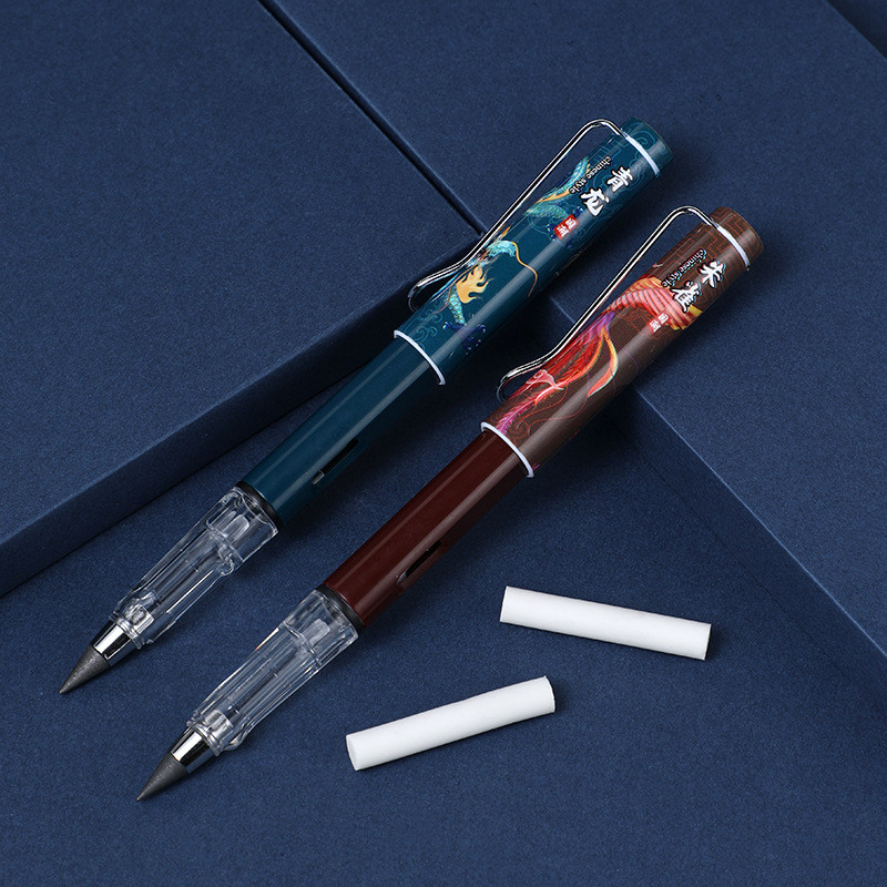 Beskonačna vječna olovka u kineskom stilu s tehnološkim novitetima Dizajn za studente, djecu koja pišu, skiciraju i crtaju, dar