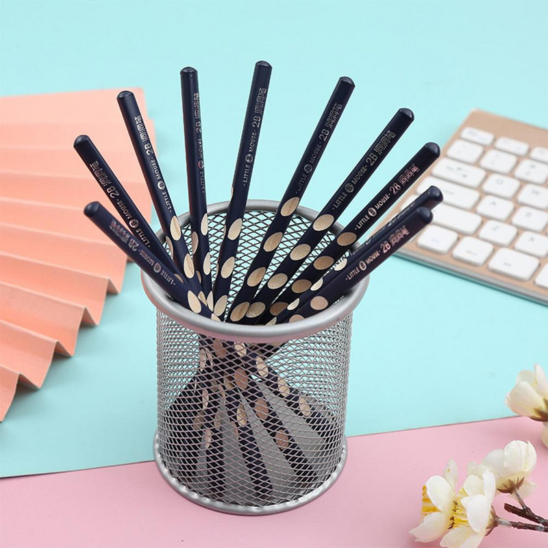 30 kom. Drvena 2B olovka s rupom, trokutasta olovka, Alat za korekciju drške, pribor za pisanje, olovka za crtanje, školski pribor