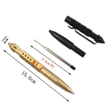 Baikingift Υψηλής ποιότητας άμυνα personal Tactical Pen Self Defense Pen Tool Multipurpose Aviation Aluminium Αντιολισθητικό φορητό