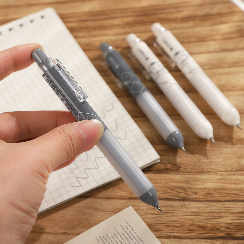 2 kom./set Kawaii mehanička olovka s niskim težištem, 0,5 mm, automatska olovka za glatko pisanje, kreativni pribor za studente