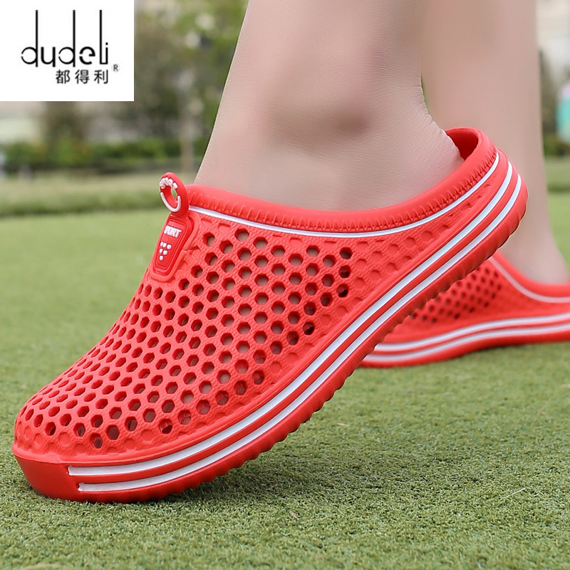 2022-es nyári papucs Férfi Vágott, Légáteresztő Strand papucs Uniszex Alkalmi Bebújós Lapos Szandál Férfi Cipő Méret 45 Zapatos