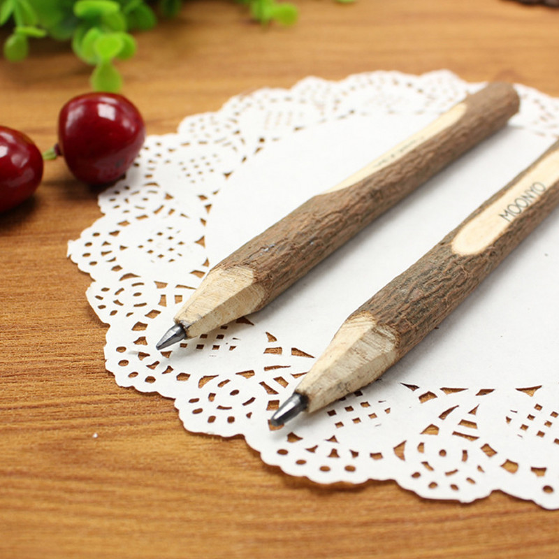 Faág- és gallyceruzák Kéregceruzák Fafa Rusztikus gallyceruzák Fa kéregtoll natúr fa ceruzák, 8db