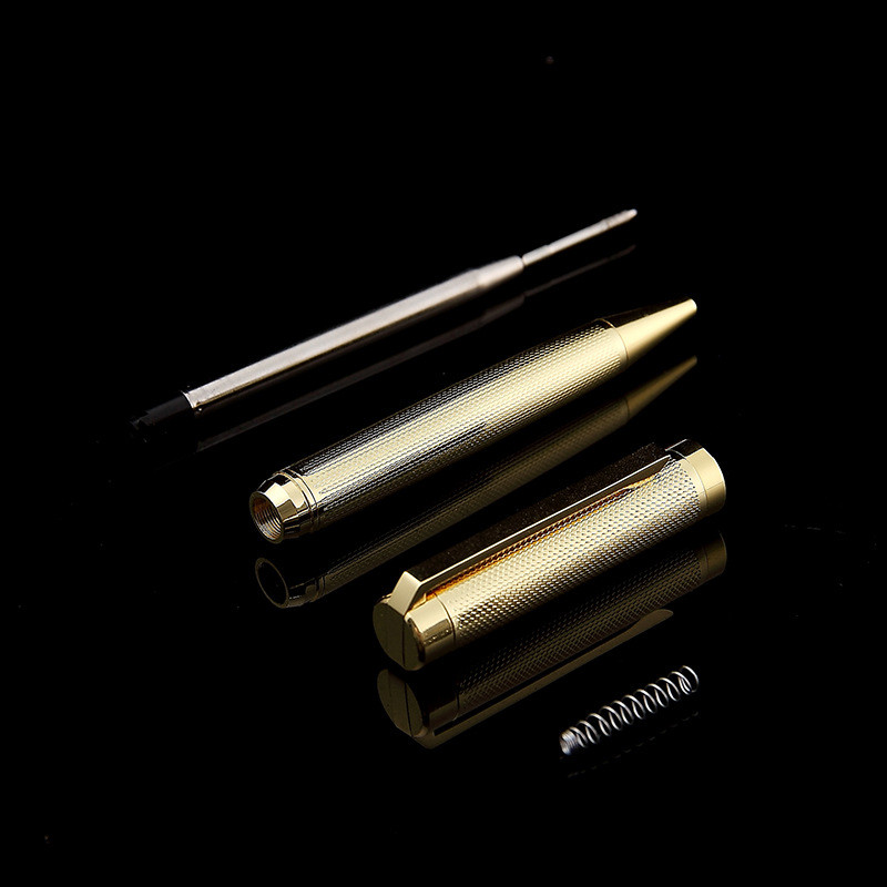 Pix cadou personalizat 1,0 mm Pix cu bilă din metal cu cerneală neagră Pixuri cu logo personalizat Gravare logo Numele companiei Rechizite de birou pentru școală