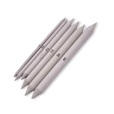 Iepakojumā 6 blending Stump Pen Sketch Tortillon kancelejas preču mākslas piederumi