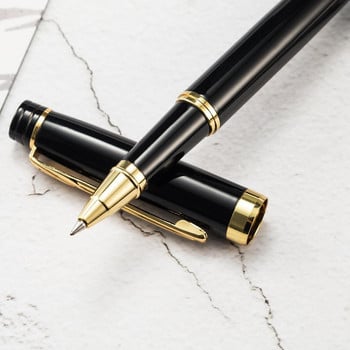 1PC 0,5mm Luxury Business Office Sign Pen Μαύρα μεταλλικά στυλό για γραφική ύλη για τη γραφή φοιτητών 03751