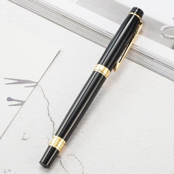 1PC 0,5mm Luxury Business Office Sign Pen Μαύρα μεταλλικά στυλό για γραφική ύλη για τη γραφή φοιτητών 03751